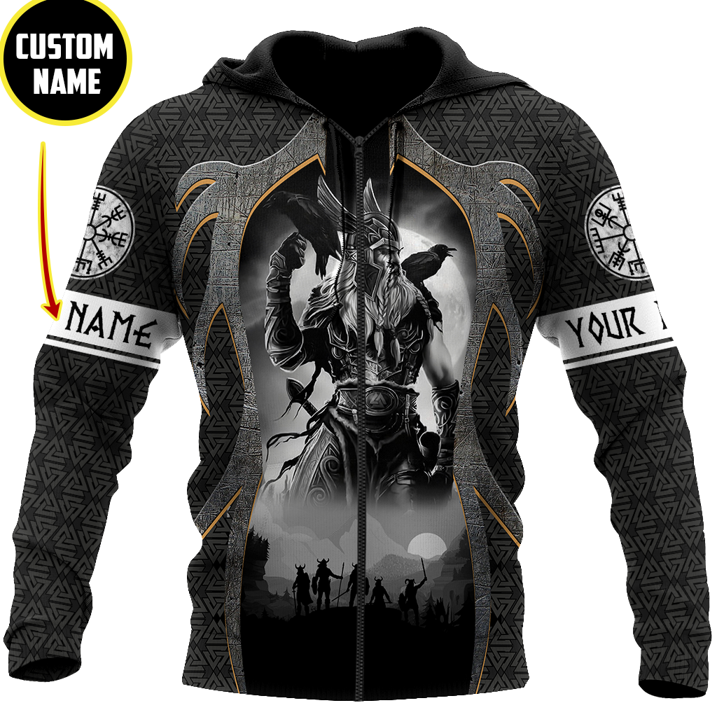 Custom Viking Clothing Personalized Premium Viking 3D Hoodie RLT12 - Wonder Print Shop