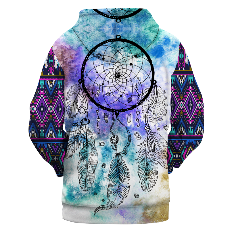 Native American Full Color Dream Catcher 3D Hoodie LT10 - Wonder Print Shop