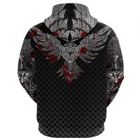 Viking Zip Hoodie Ravens Of Midgard Limited Edition RLT12 - Wonder Print Shop