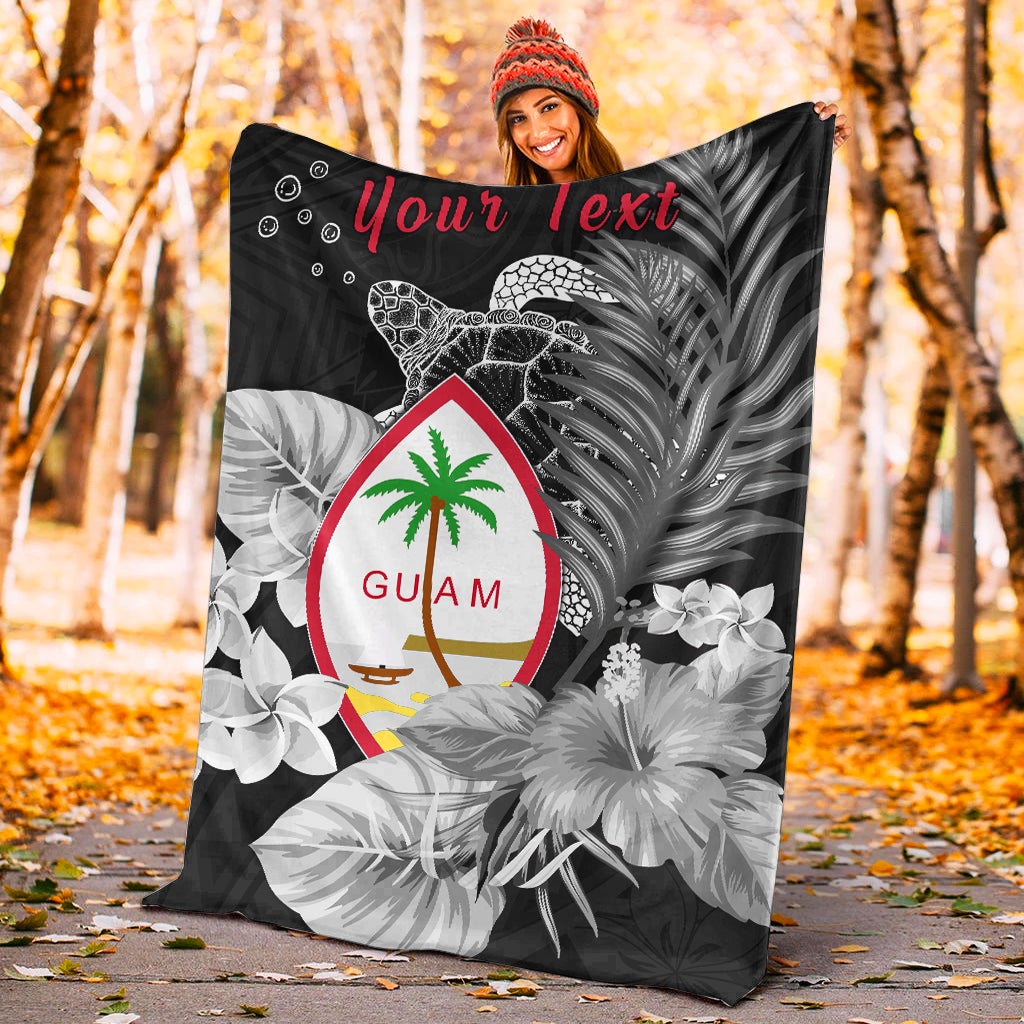 custom-personalised-guam-seal-premium-blanket-polynesian-turtle-with-flowers-version-white