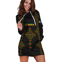Ethiopia Hoodie Dress Version Map LT13 - Wonder Print Shop