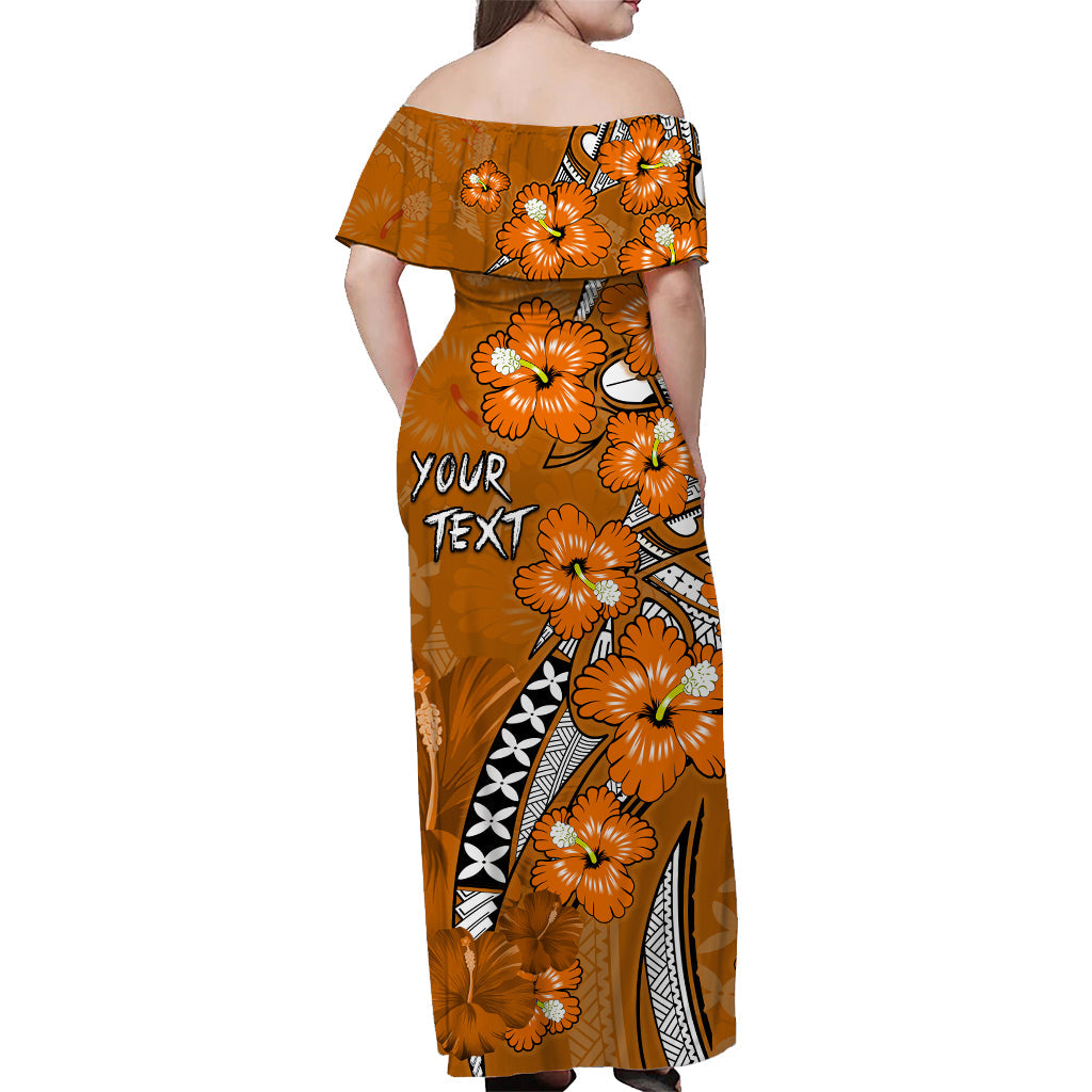 custom-personalised-hawaii-off-shoulder-long-dress-polynesiagold-hibiscus-and-map-mystical