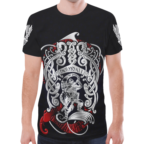 Viking T Shirt Heimdall Son Of Odin RLT12 - Wonder Print Shop