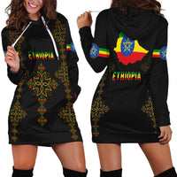 Ethiopia Hoodie Dress Version Map LT13 - Wonder Print Shop
