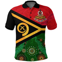 Vanuatu With Aboriginal Patterns Polo Shirt LT20 - Wonder Print Shop