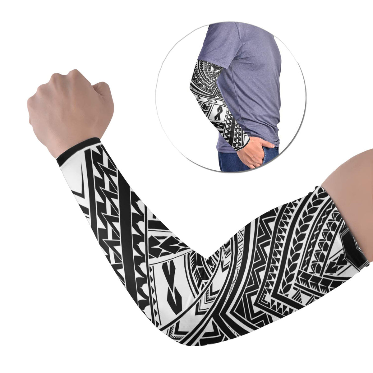 polynesian-tribal-tattoo-arm-sleeve-43-set-of-two-colorful-no25-lt6