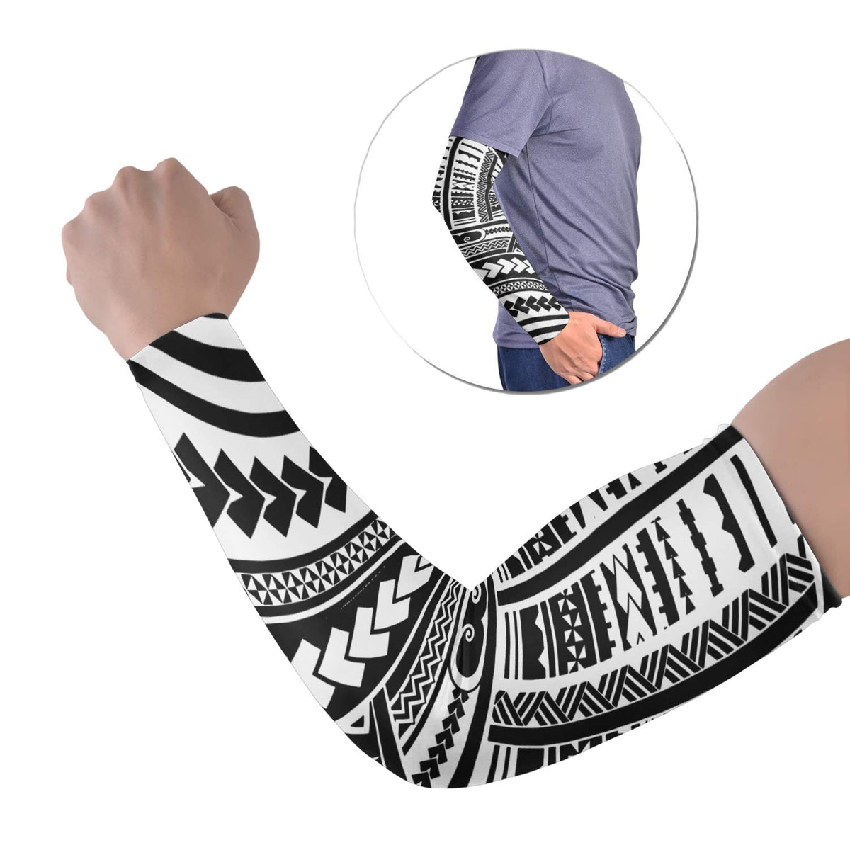 polynesian-tribal-tattoo-arm-sleeve-43-set-of-two-colorful-no33-lt6