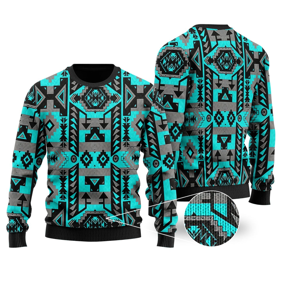 Pattern Native American Tribals Sweater LT10 - Wonder Print Shop