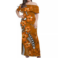 custom-personalised-hawaii-off-shoulder-long-dress-polynesiagold-hibiscus-and-map-mystical
