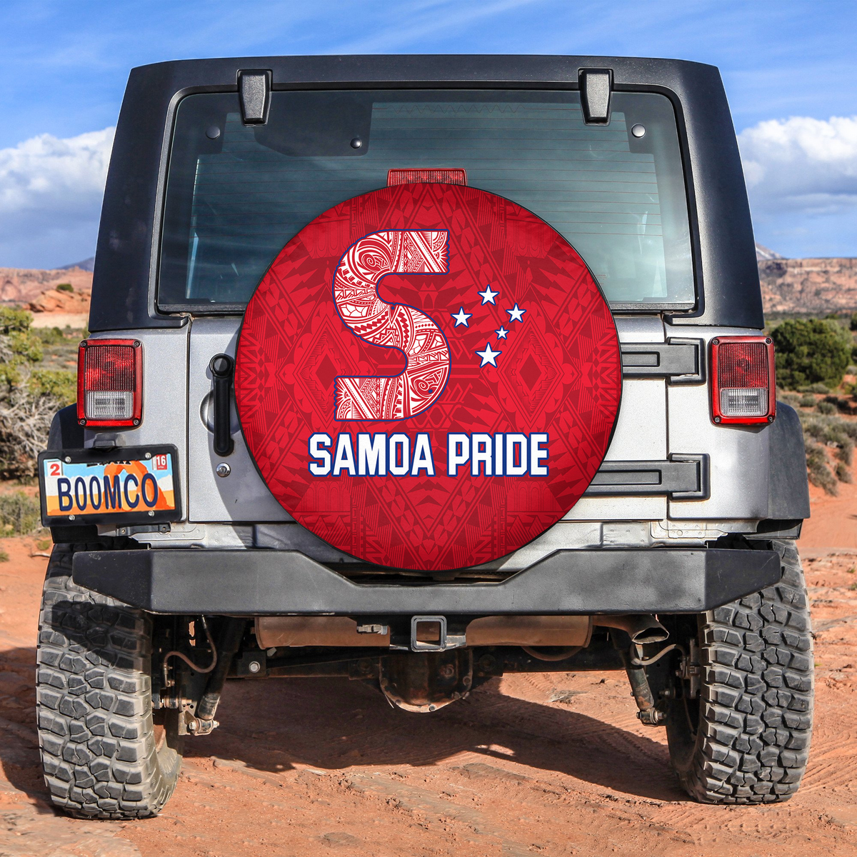 Toa Samoa Rugby Spare Tire Cover Samoan Pride LT13 - Wonder Print Shop