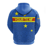 Custom Vanuatu Tafea Province Zip Up Hoodie Flag Style LT12 - Wonder Print Shop