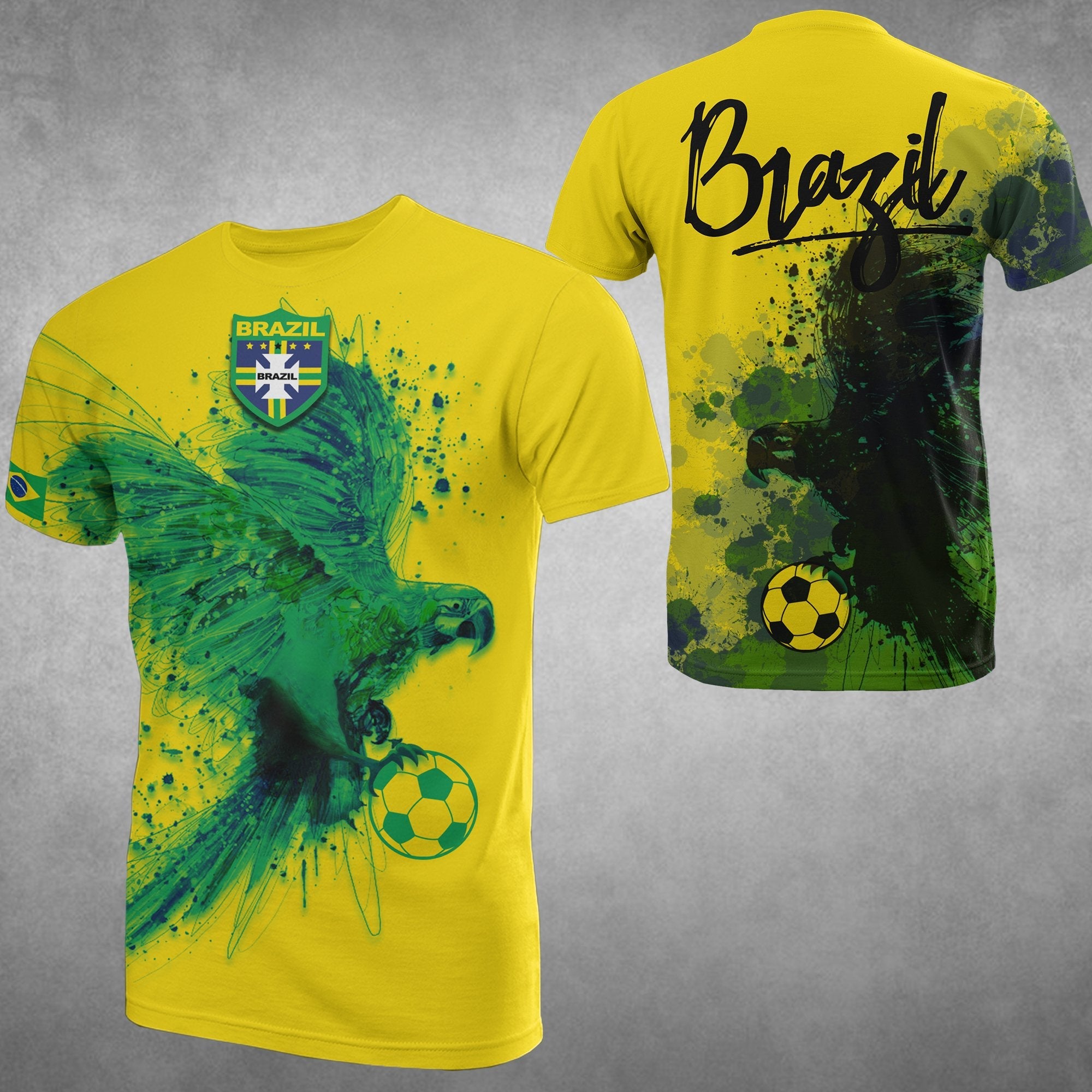 brazil-macaw-parrot-t-shirts