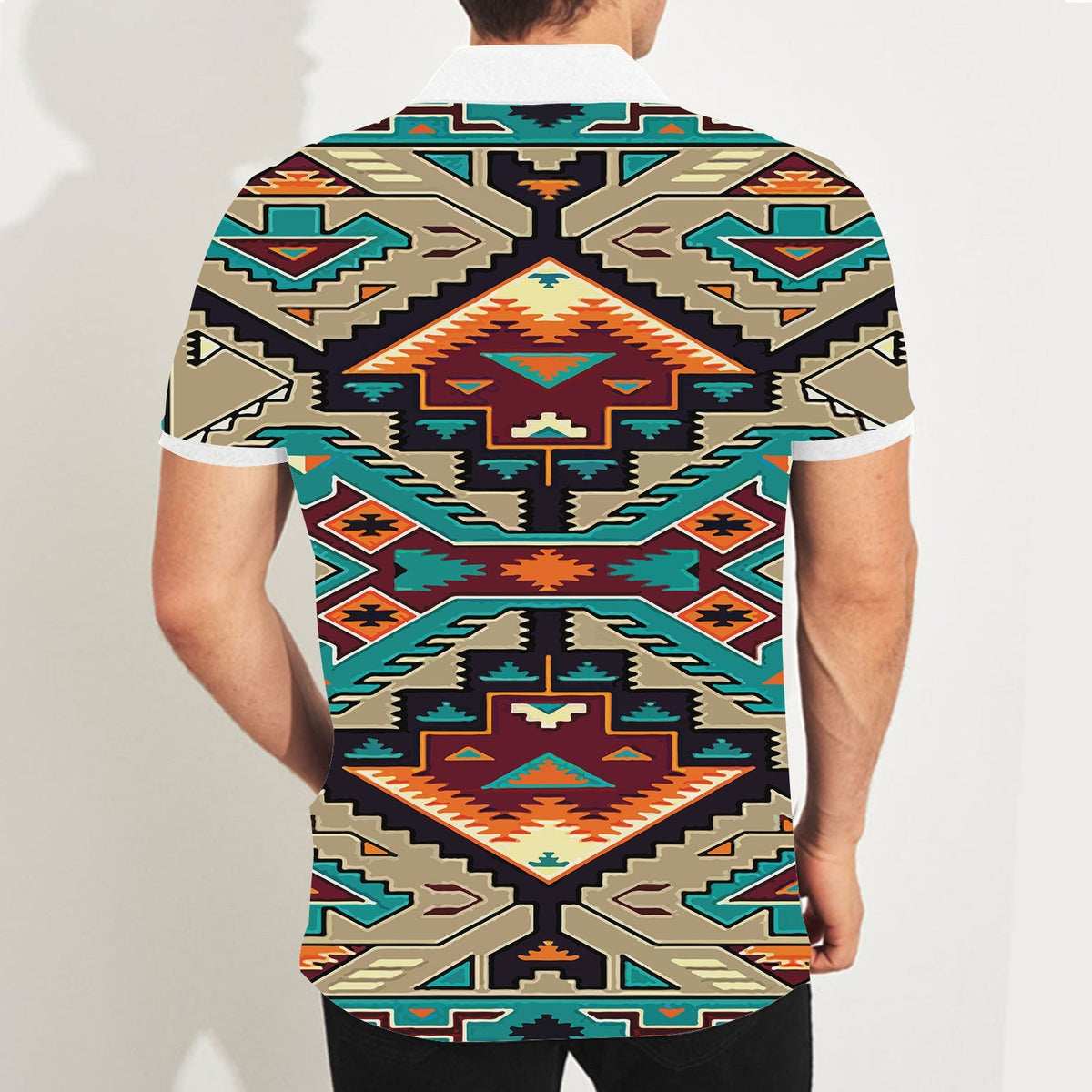 Culture Design Native American Polo T Shirt 3D LT10 - Wonder Print Shop