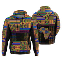 African Hoodie Adofowaa Awaamu Kente Pullover - Wonder Print Shop