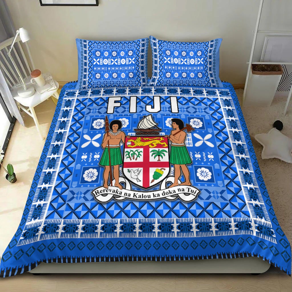 Fiji Bedding Set Pattern - Fijian Tapa Pattern Original LT13 - Wonder Print Shop