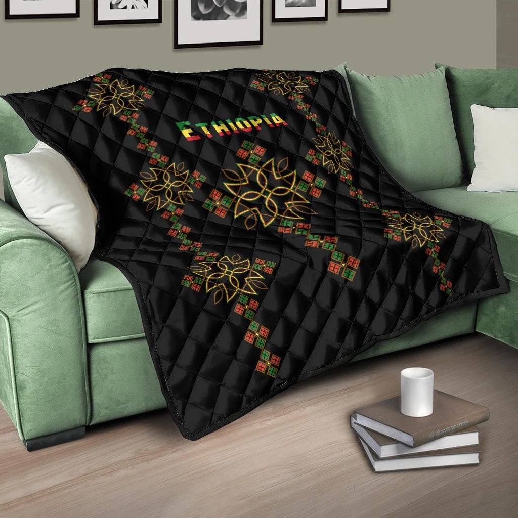 Ethiopia Premium Quilt Cross LT13 - Wonder Print Shop