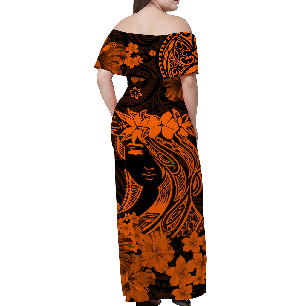 hawaii-off-shoulder-long-dress-polynesiaorange-attractive-hula-girl