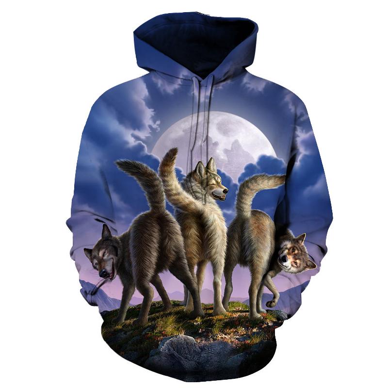 3 Wolves Mooning Native American All Over Hoodie LT10 - Wonder Print Shop