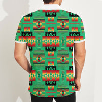 Green Tribes Native American Polo T Shirt 3D LT10 - Wonder Print Shop