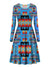navy-pattern-native-american-long-sleeve-dress