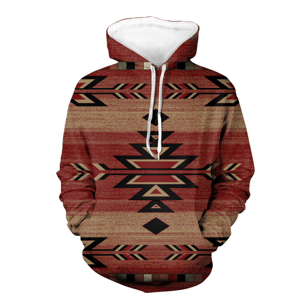 Red Arrow Native American 3D Hoodie LT10 - Wonder Print Shop