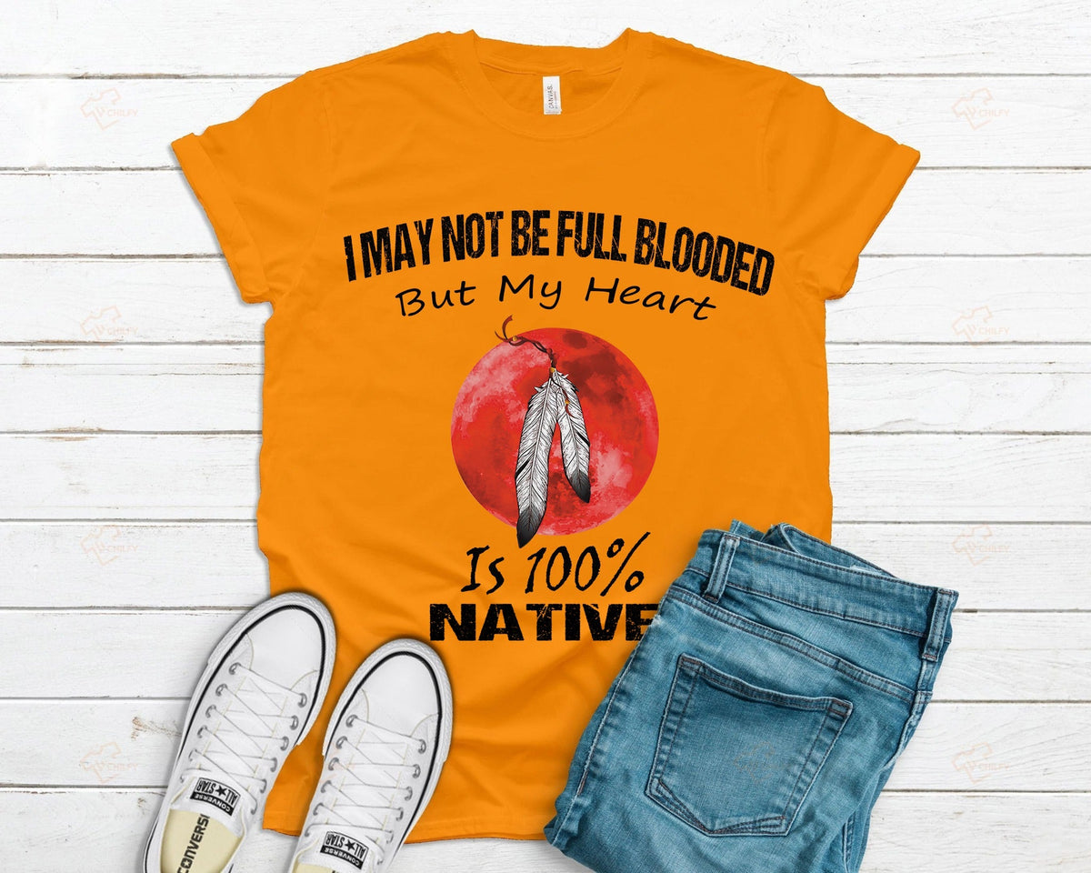 My Heart Native American 3D T Shirt LT10 - Wonder Print Shop