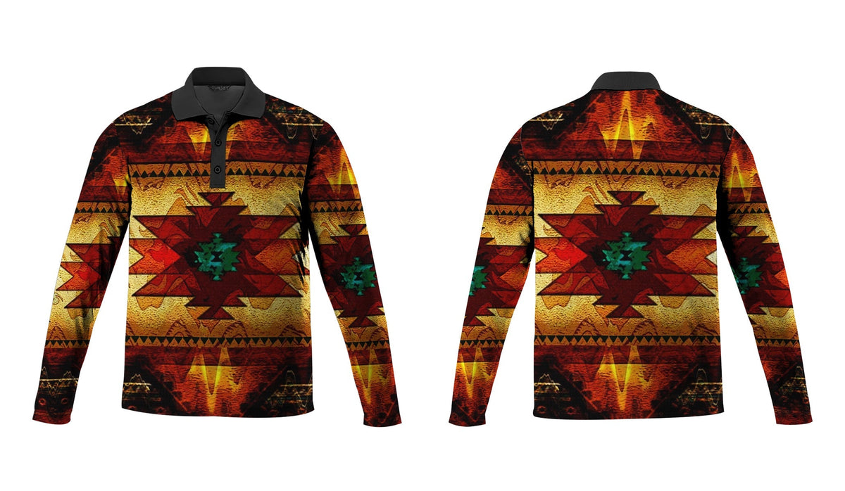 united-tribes-brown-design-native-american-polo-long-sleeve