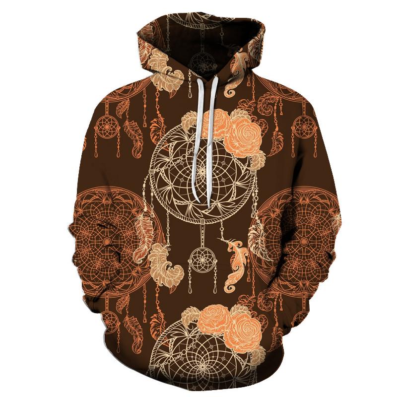 Flower Native American All Over Hoodie LT10 - Wonder Print Shop