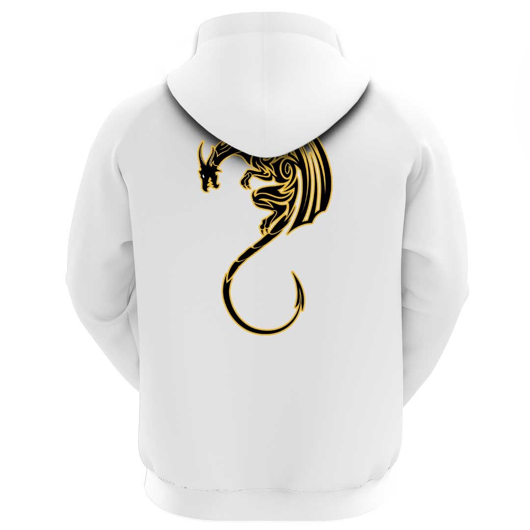 Viking Clothing Viking A Black Winged Dragon Spirit Of Celts Hoodie RLT12 - Wonder Print Shop