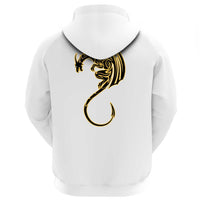 Viking Clothing Viking A Black Winged Dragon Spirit Of Celts Hoodie RLT12 - Wonder Print Shop