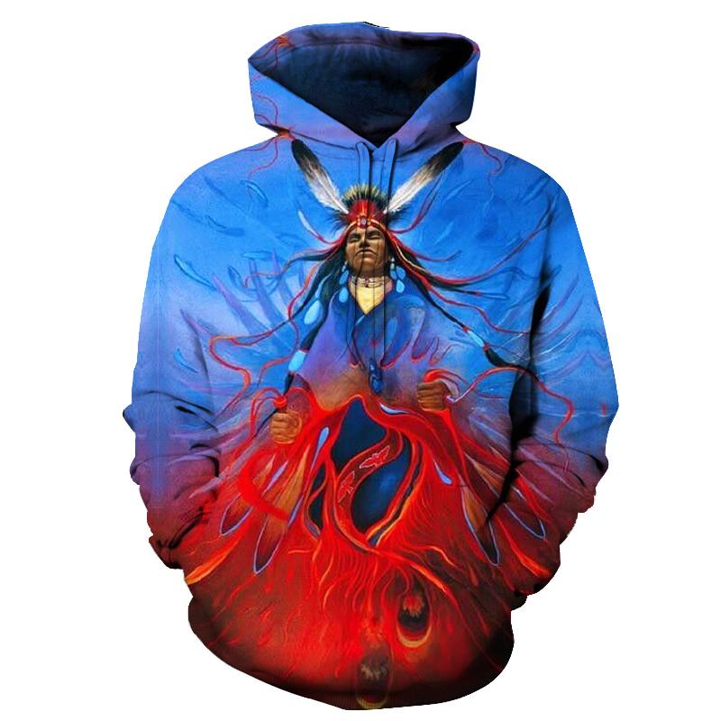Pow Wow Native American All Over Hoodie LT10 - Wonder Print Shop