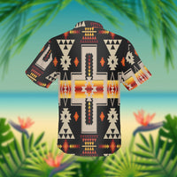 Black Tribe Design Native American Hawaiian Shirt 3D LT10 - Wonder Print Shop