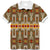Light Brown Tribe Design Native American Polo T Shirt 3D LT10 - Wonder Print Shop