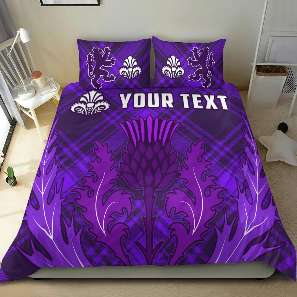 (Custom Personalised) Scotland Bedding Set Thistle Scottish Be Unique LT13 - Wonder Print Shop
