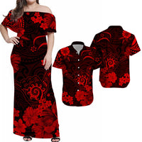 Hawaii Matching Hawaiian Shirt And Dress Polynesia Red Cool Shaka Sign LT13 - Wonder Print Shop