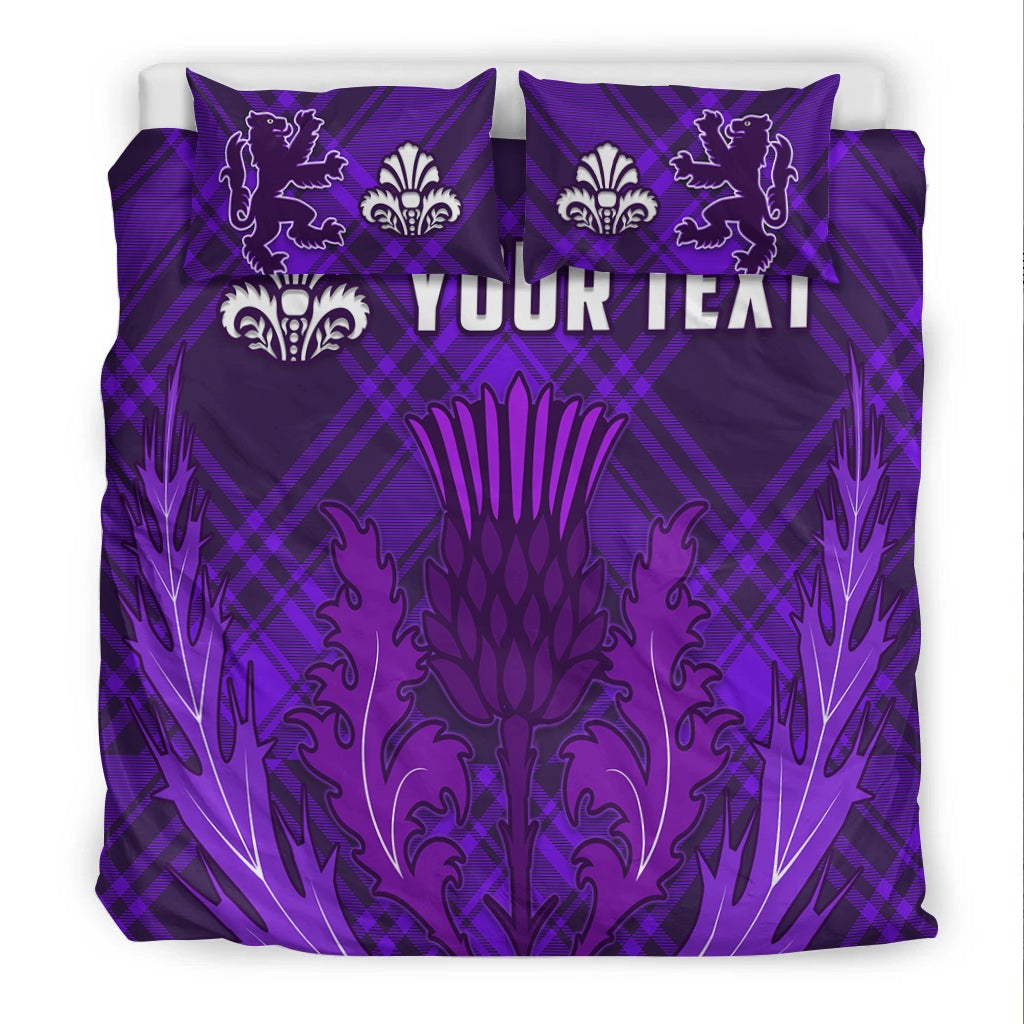 (Custom Personalised) Scotland Bedding Set Thistle Scottish Be Unique LT13 - Wonder Print Shop