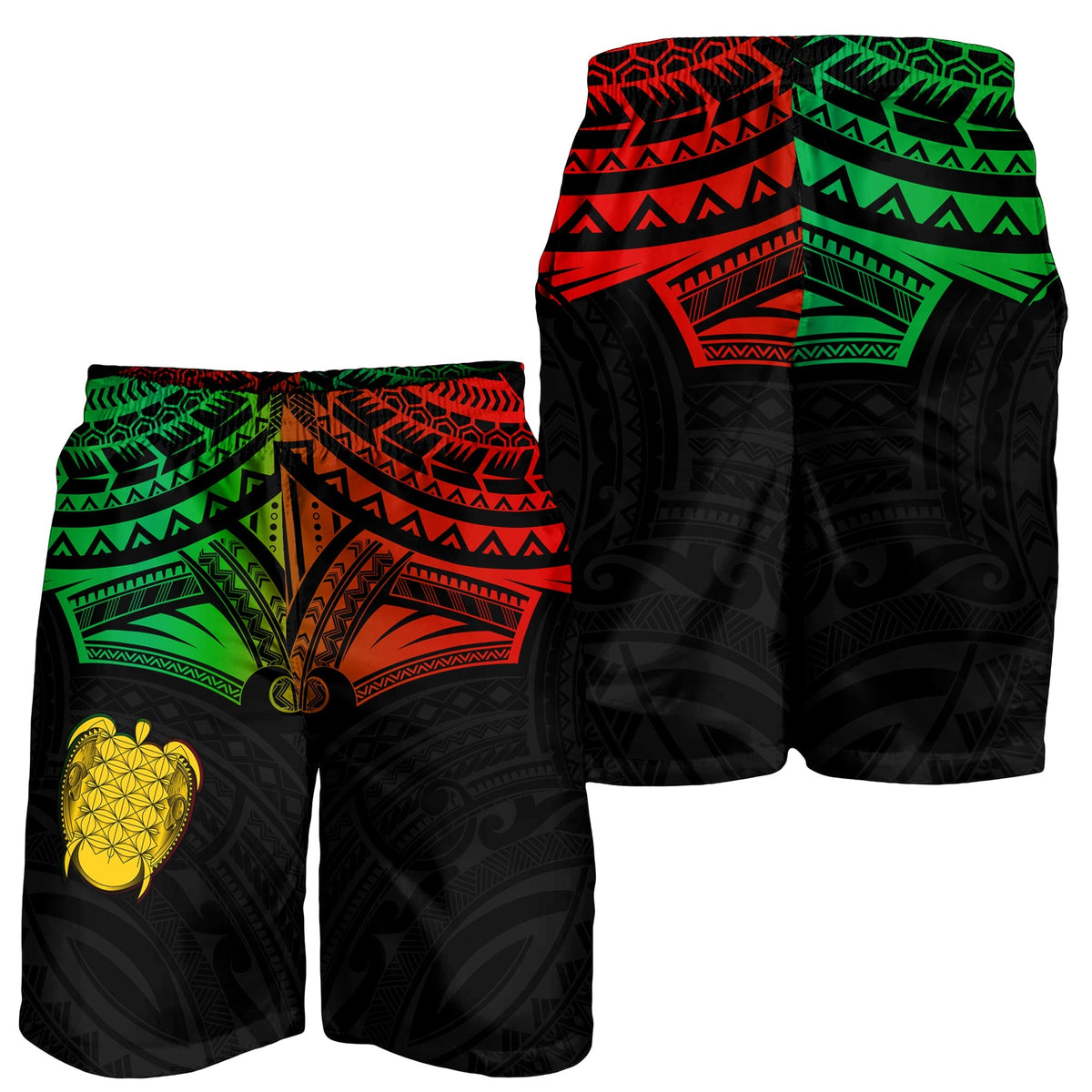 vanuatu-heart-polynesian-men-shorts-turtle-sand-drawings