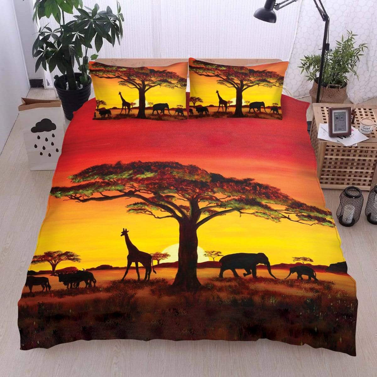 African Sunset Bedding Set 1 - Wonder Print Shop