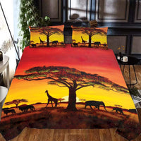 African Sunset Bedding Set 1 - Wonder Print Shop