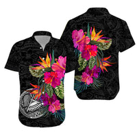 American Samoa Hibiscus Polynesian Tribal Matching Hawaiian Shirt And Dress - LT12 - Wonder Print Shop