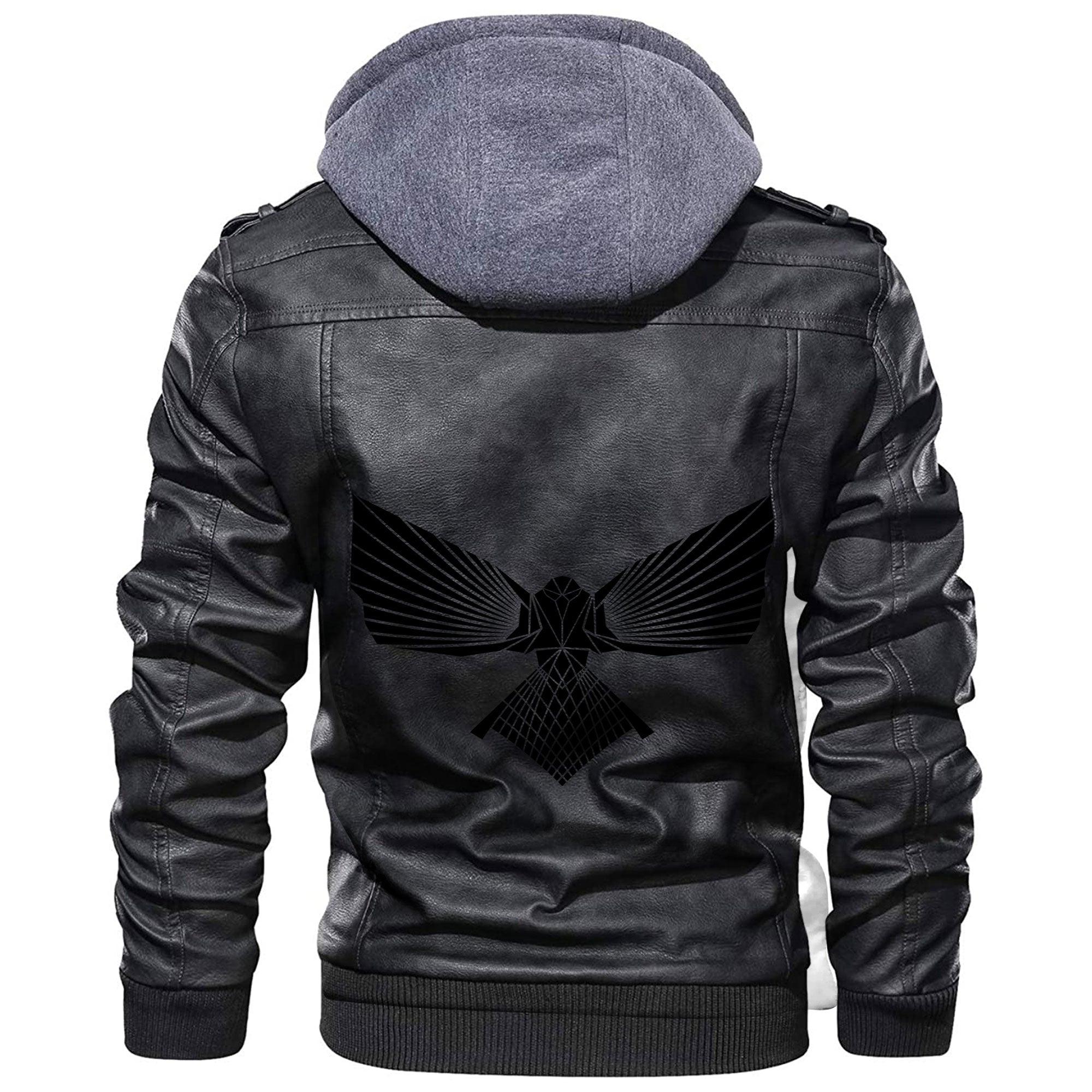 Viking Raven With The Opened Wings Leather Jacket RLT12 - Wonder Print Shop
