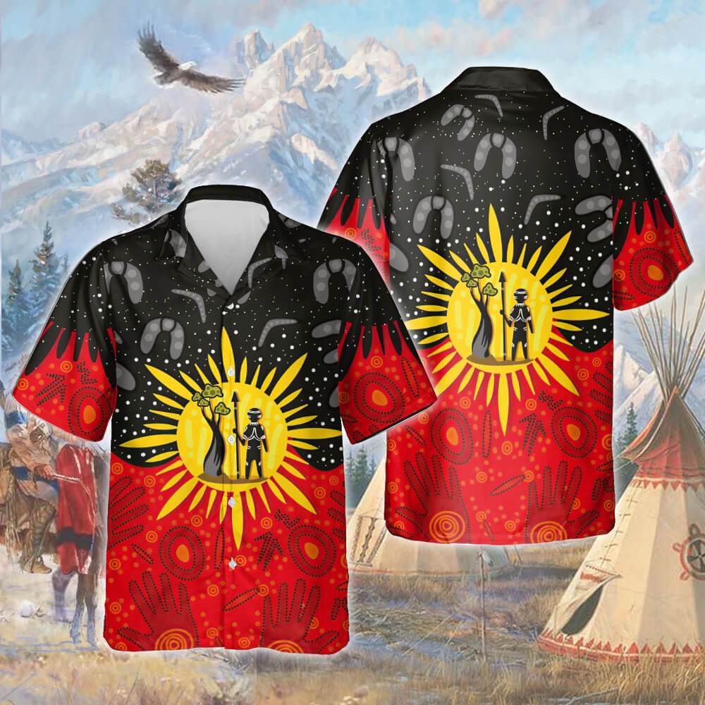 Aboriginal Australians Proud Hawaiian Shirt - Wonder Print Shop