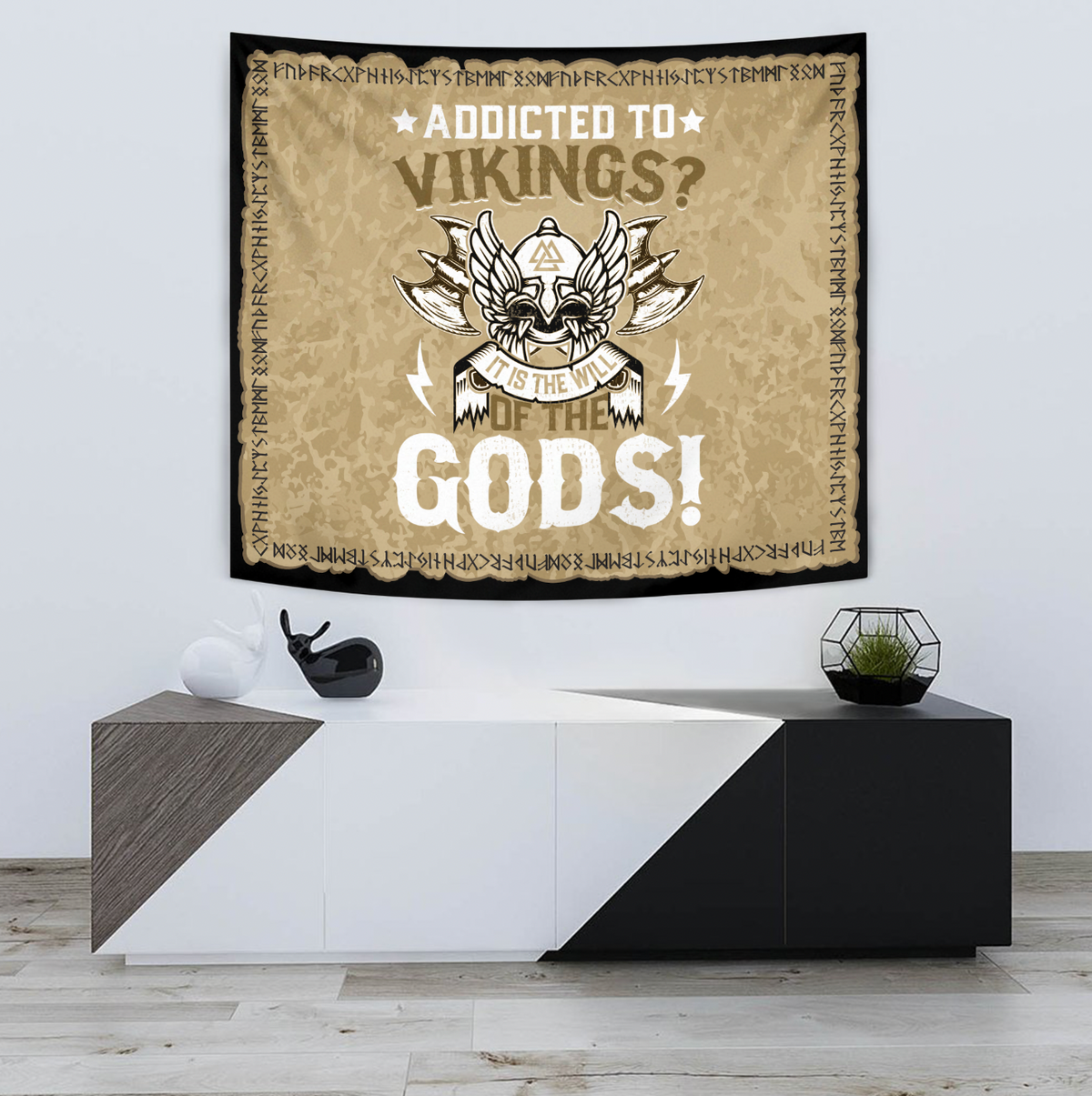 Viking Tapestry - Addicted to Viking RLT12 - Wonder Print Shop