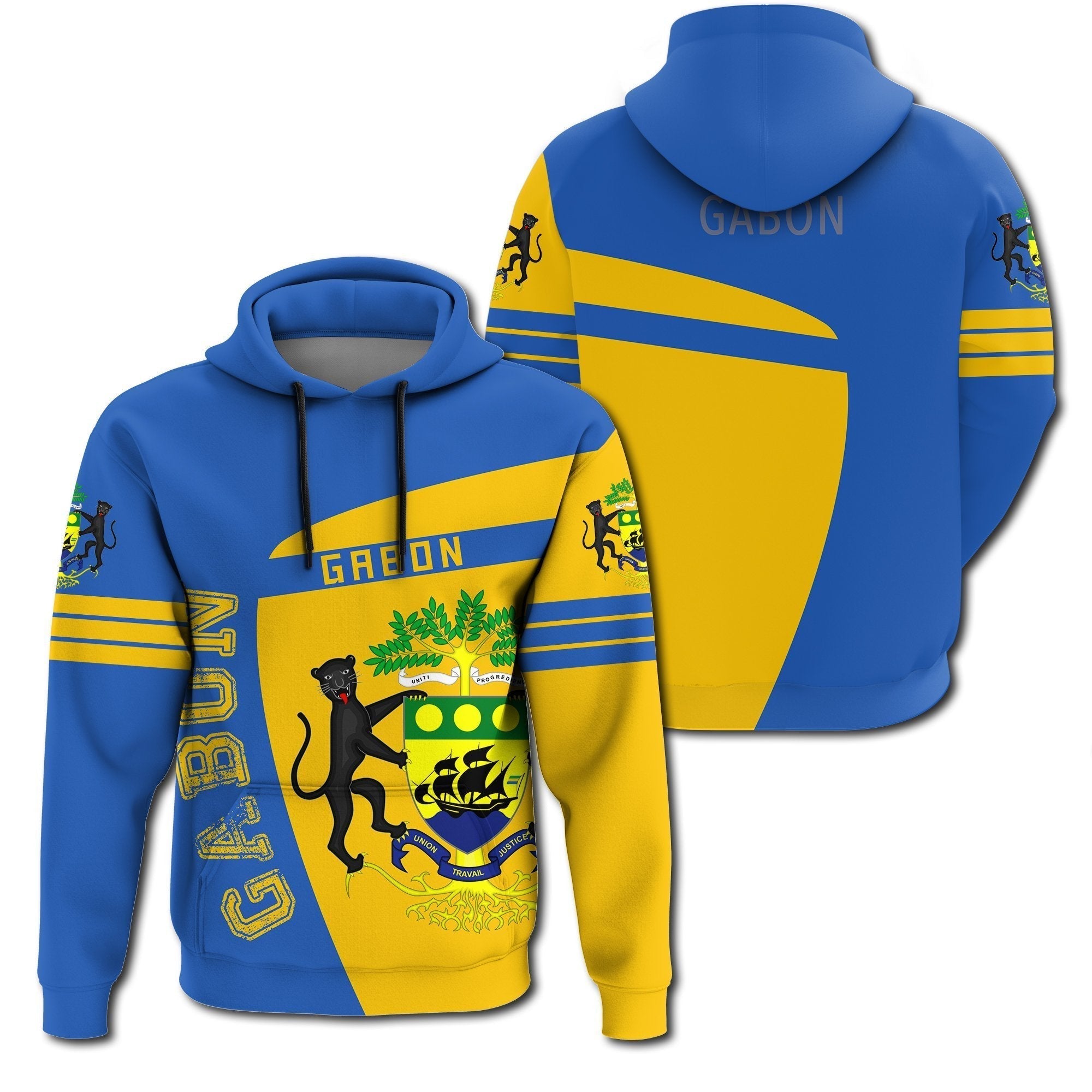 african-hoodie-gabon-hoodie-sport-premium