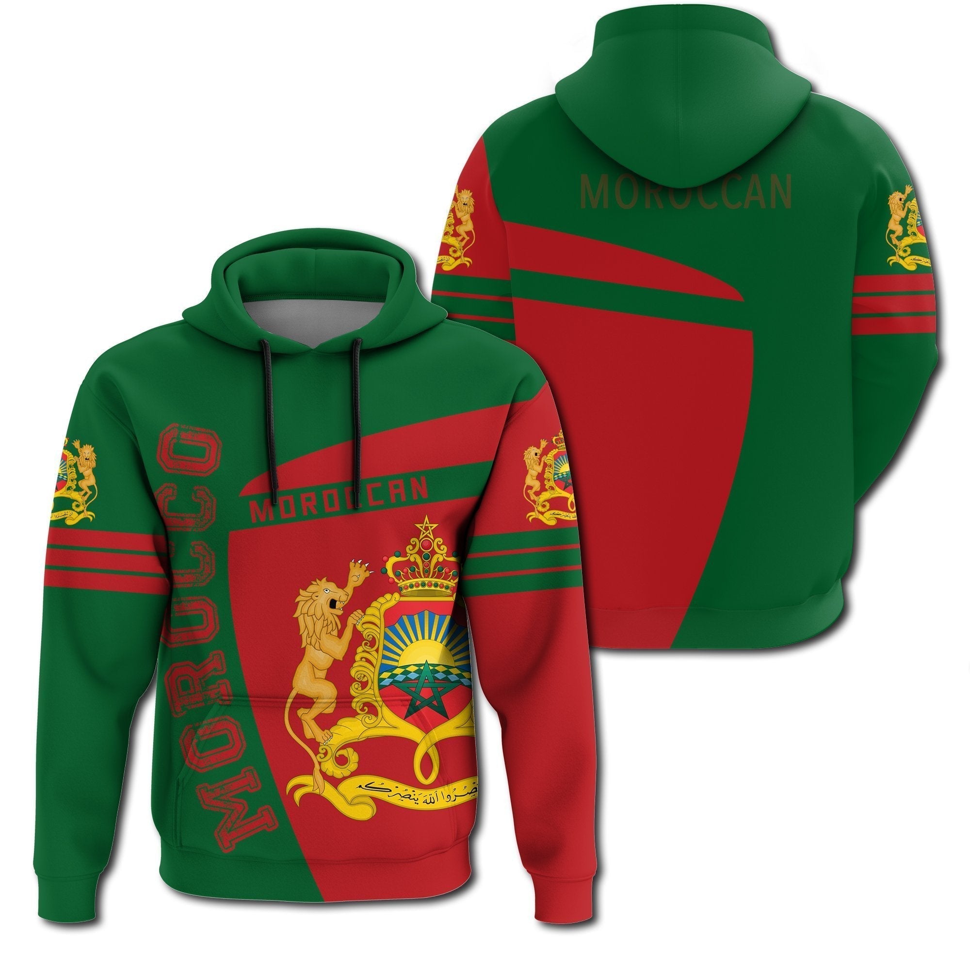 african-hoodie-morocco-hoodie-sport-premium