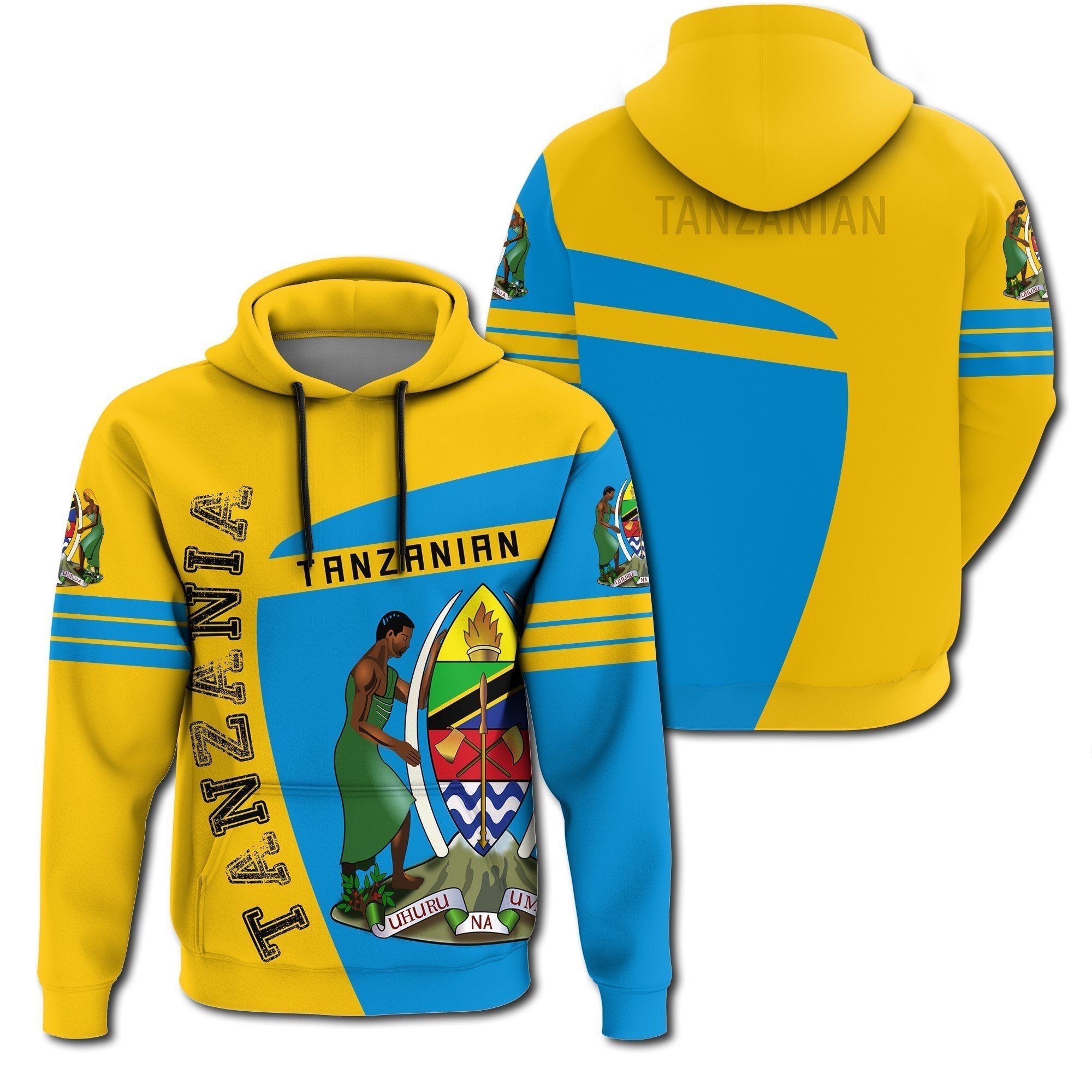 african-hoodie-tanzania-hoodie-sport-premium