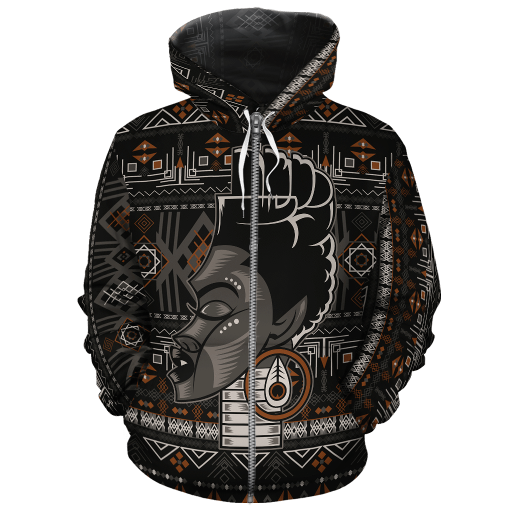 african-hoodie-africa-woman-pattern-zip-hoodie