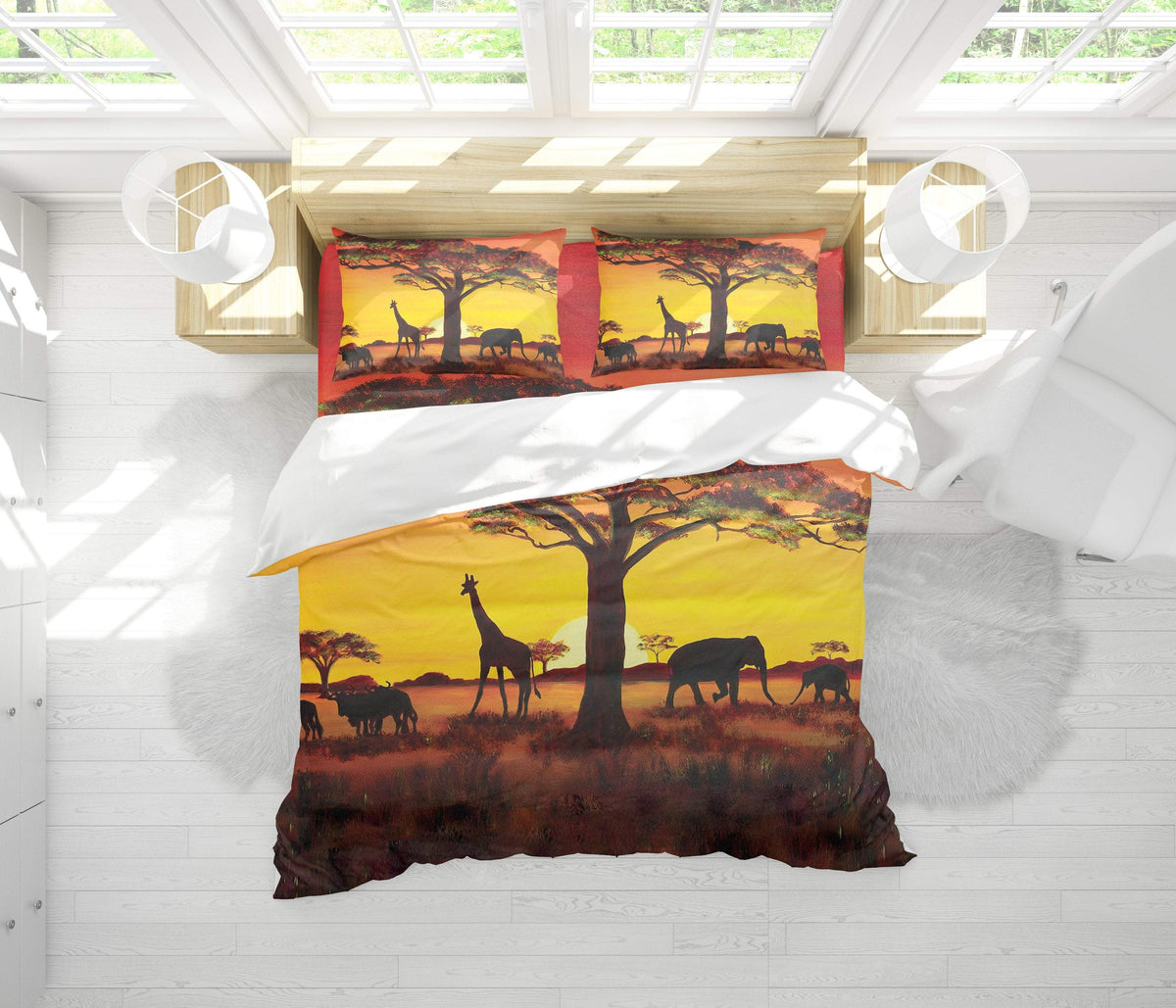 African Sunset Bedding Set 1 - Wonder Print Shop
