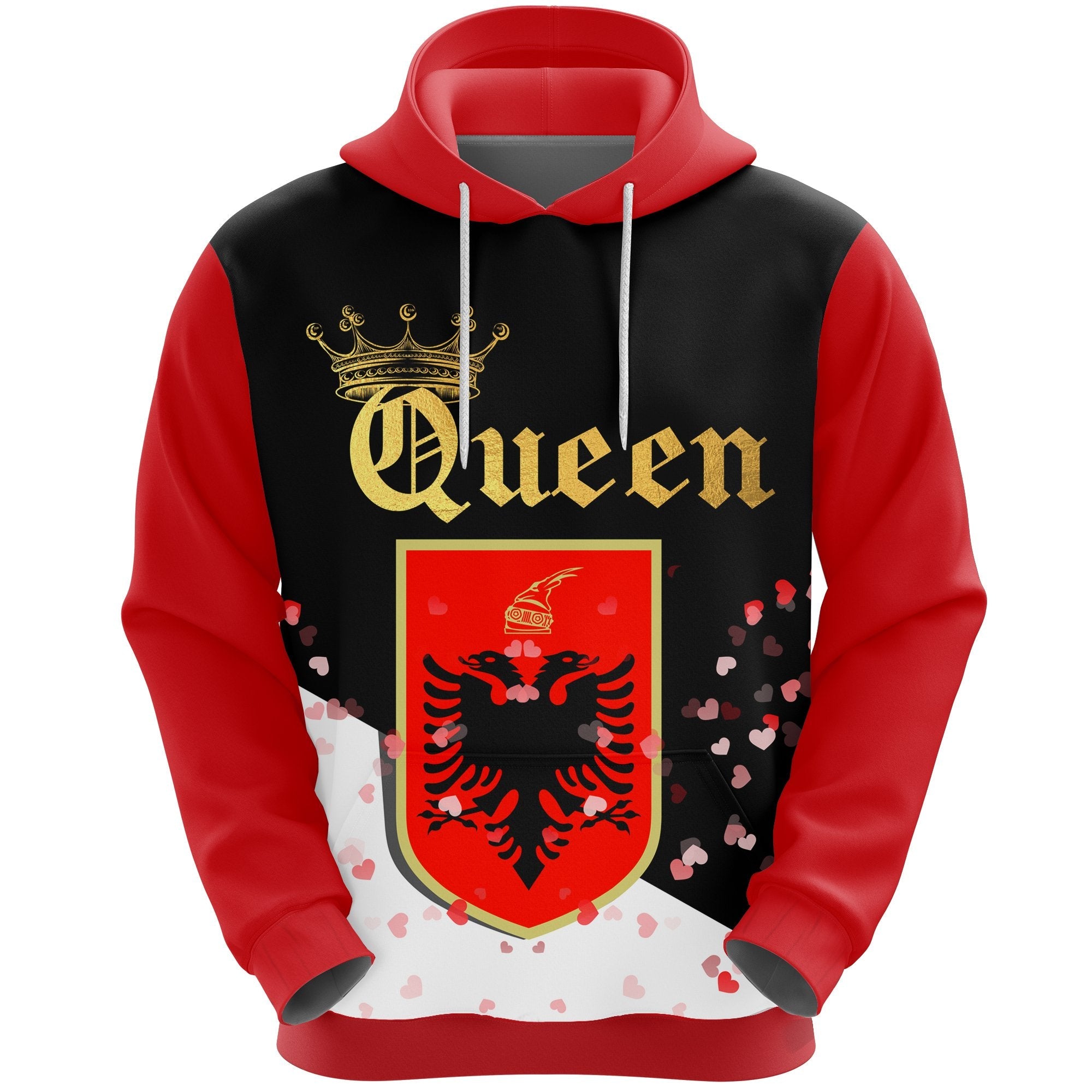 albania-queen-valentine-hoodie