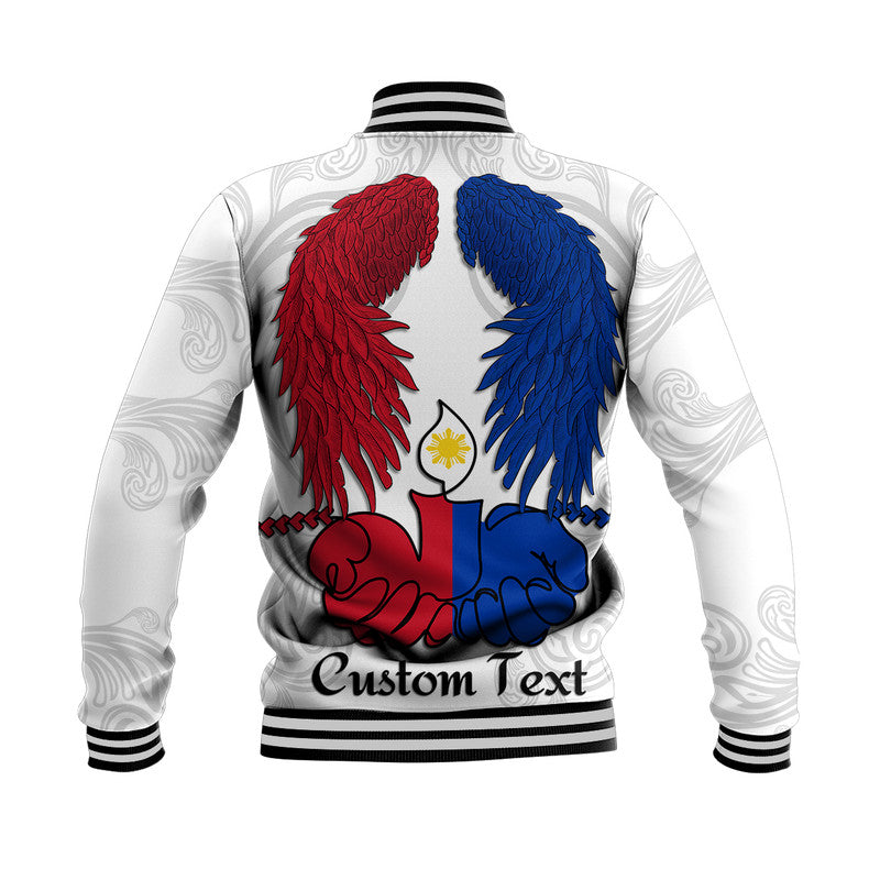 Custom Personalised Philippines Baseball Jacket All Saints' Day LT9 - Wonder Print Shop